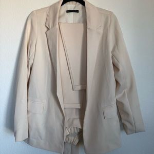 Cream Pant Suit